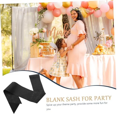 KOMBIUDA 6 Peças Cinto Cerimonial Em Branco Decoração De Casamento Faixa De Glitter Faixa De Noivado