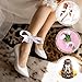 Apausvcm 2 Pairs Satin Ribbon Shoelaces, 2cm Wide Flat Shoe Laces for Women Fashion White Flat Shoestring for Sneaker Skate Shoes Boots Sport Shoes DIY Decor