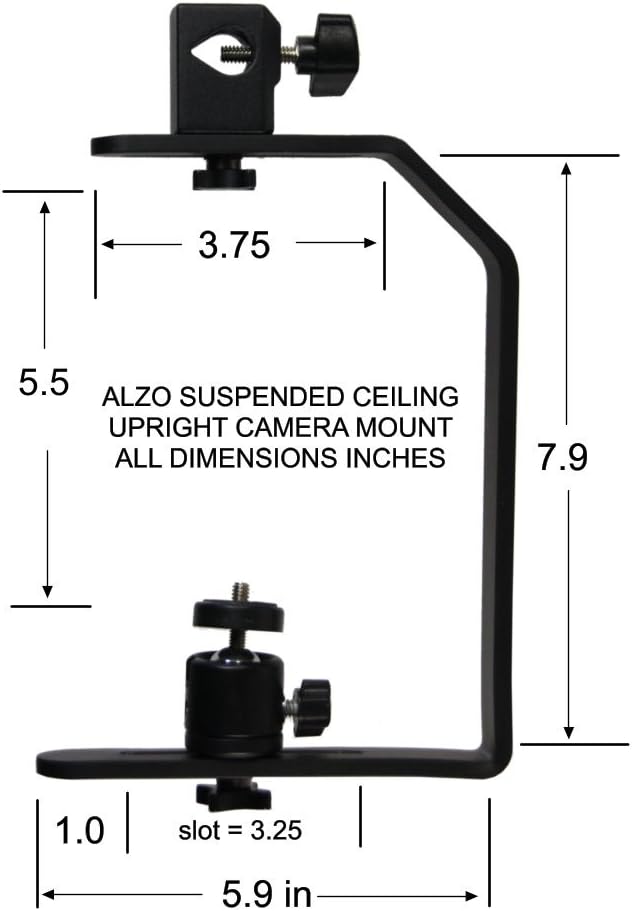 Get Cheap Price ALZO Suspended Drop Ceiling Upright Camera Mount