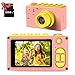 ShinePick Appareil Photo Enfants, Caméra Vidéo avec Carte TF / Zoom Numérique 4X / 8MP / Écran LCD de 2 Pouce Caméra pour Enfants (Rose)