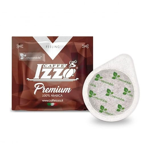 Izzo ESE Kaffeepads Premium 150 Stück 100% Arabica - einzeln verpackt