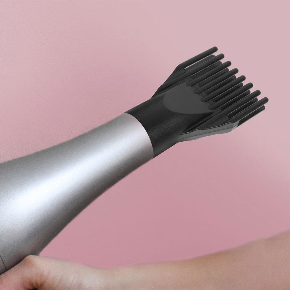 Ipetboom 2pcs Hair Dryer Comb Nozzle Professional Blow Dryer Attachment for Smoother Styling Material Essential Tool