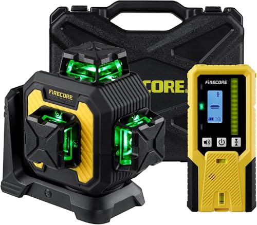 Firecore ���[�U�[�n�o���� 3D �t�����C�� �O���[�����[�U�[ ������y�����x�E���P�x�z3x360° 12���C�� �n�o�� ���[�U�[���x�� ���O ����͈́i���a�j60�� ��]���[�U�[�� 4400mAh��e�ʃo�b�e���[ ���邳3�i�K���� �d�r�c�ʕ\����