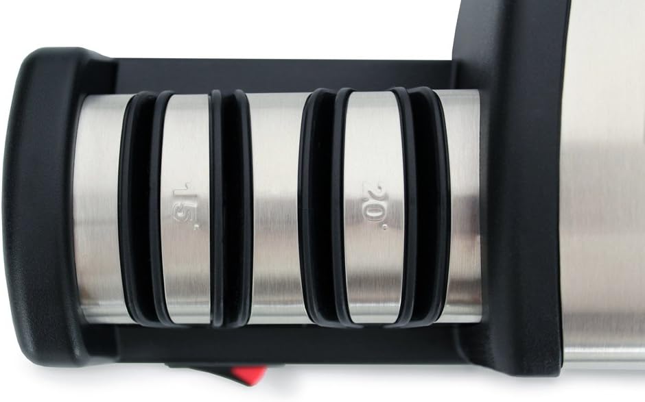 Weekly Top Sale Chef’sChoice 290 Knife Sharpeners AngleSelect Hybrid 15 and 20-Degree Diamond Hone, 3-Stage, Black