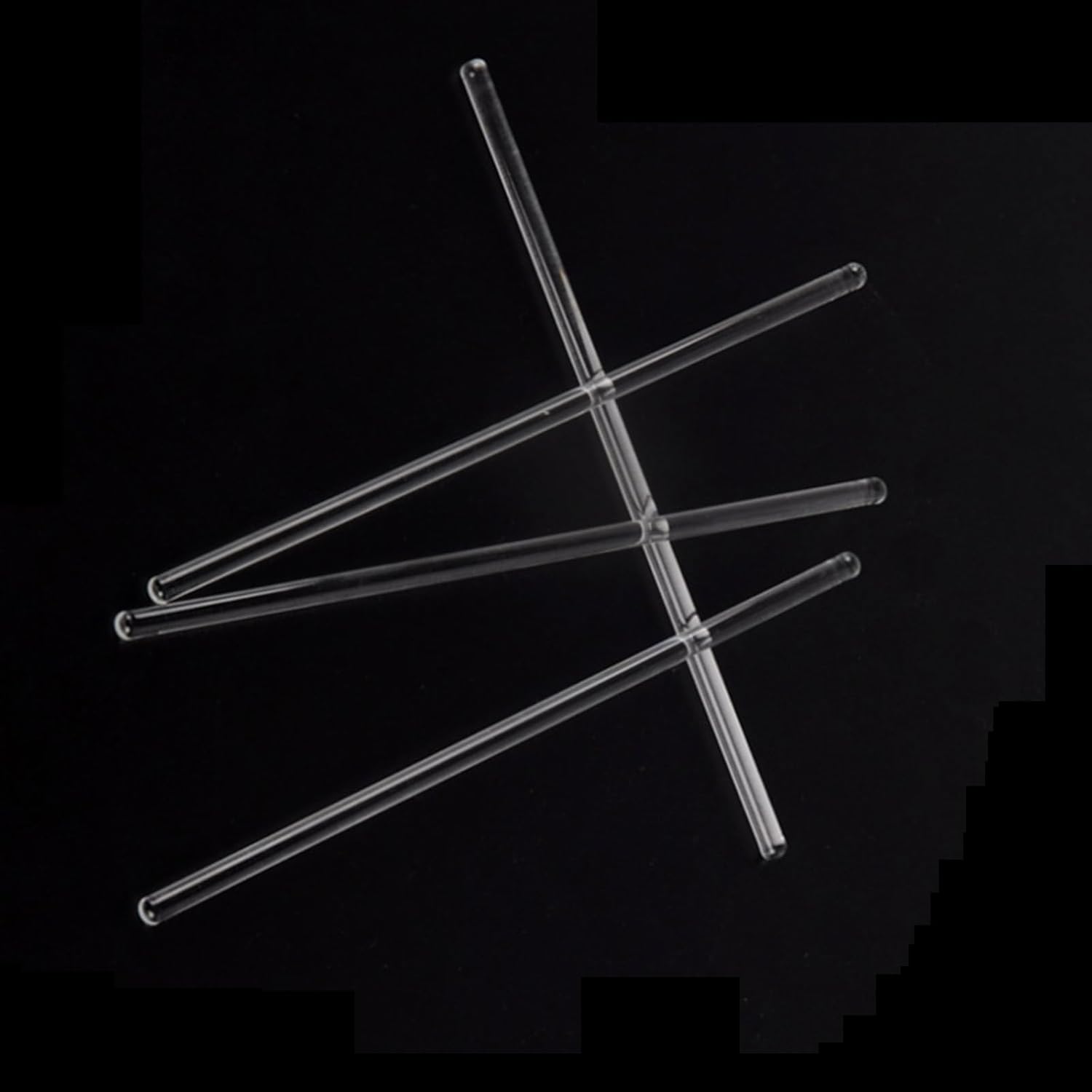 Glass Stirring Rods, Science Education Borosilicate Glass Stir Rods For Lab Evaporation, Multiple Sizes, Pack Of 10(0.28x8inch)