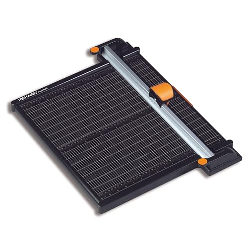 Fiskars Cizalla reciclada para papel, A3, Cuchilla con titanio, Ecológica, 1004635