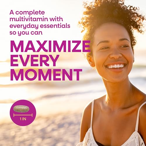 Nature's Way Alive! Complete Multivitamin for Women, Daily Women’s Vitamin Supports Cellular Energy Metabolism, Hair, Skin & Nails*, B-Vitamins, with Superfood Antioxidants, 50 Tablets