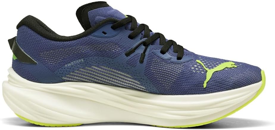 Puma Men Deviate Nitro 3 Running Shoes Neutral Blue Crystal-Puma Black - Blue