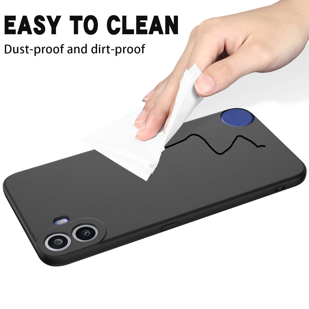 Custodia Per Nothing CMF Phone 1 Con Stampa Dipinta – Morbida Silicone TPU, Antiurto, Bumper Sottile Con Viti