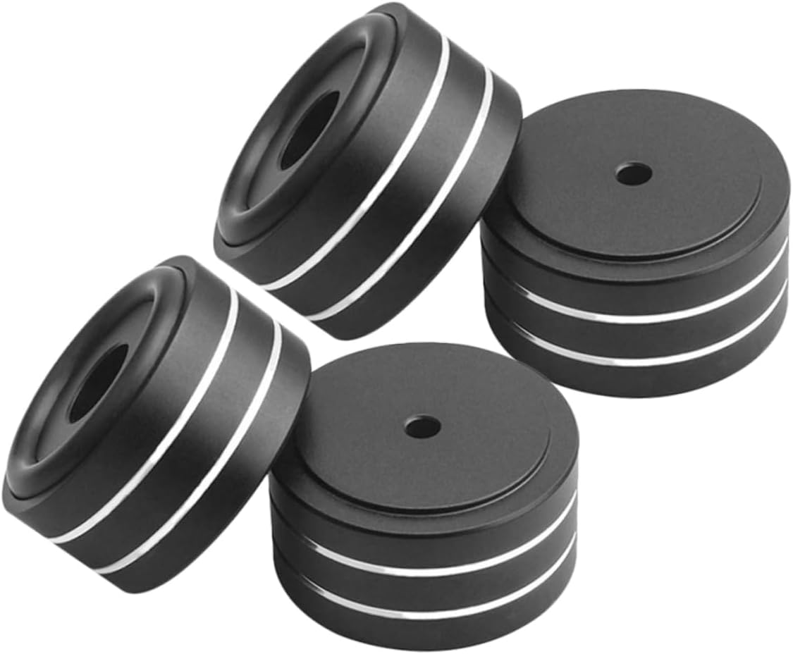 4pcs - Speaker Feet Pads with Absorption for Amplifiers and Turntables Excellent Isolation Feet for Enhanced Sound Quality