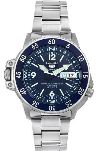 �Z�C�R�[ Men's Seiko 5 Sports Automatic Atlas Diver Blue Dial �j�� �����Y �r���v �y���s�A���i�z