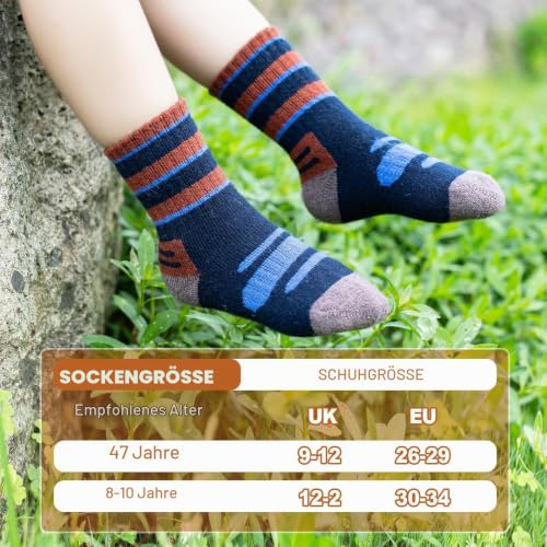 BISOUSOX Kinder Merino Thermosocken 4er-Set – Bild 3