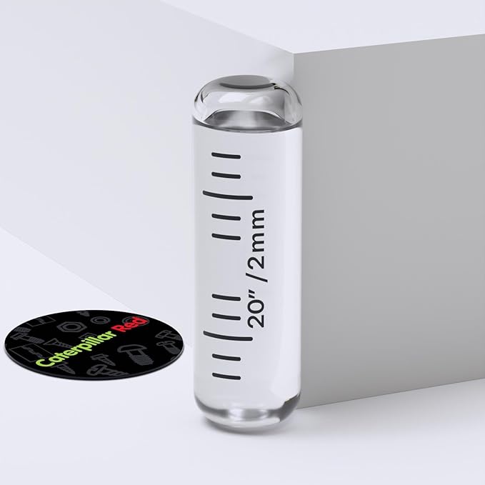 Vial de Nivel de Burbuja de Vidrio de Reemplazo, 35mm x 11mm, Transparente miniatura 3