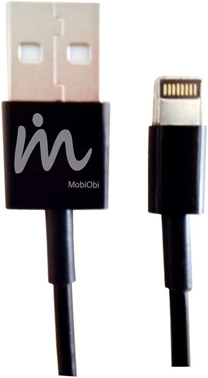 Lightning to USB cable - compatible with apple iPhone 5 - 5S - 5C - 6 - 6 plus - IPod 4th generation - mini - air IPod Nano 7th generation - touch 5th generation - New 3.3 feet (1 meter) long durable accessories for syncing and charging (Black)