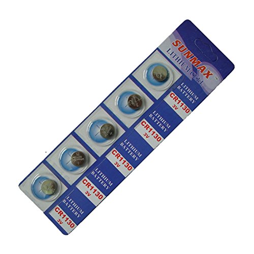 Pilas de litio 3V CR1130 paquete x5 miniatura 1
