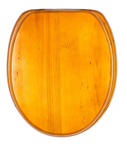 WC Sitz, hochwertige Oberfläche, einfache Montage, stabile Scharniere, Holz