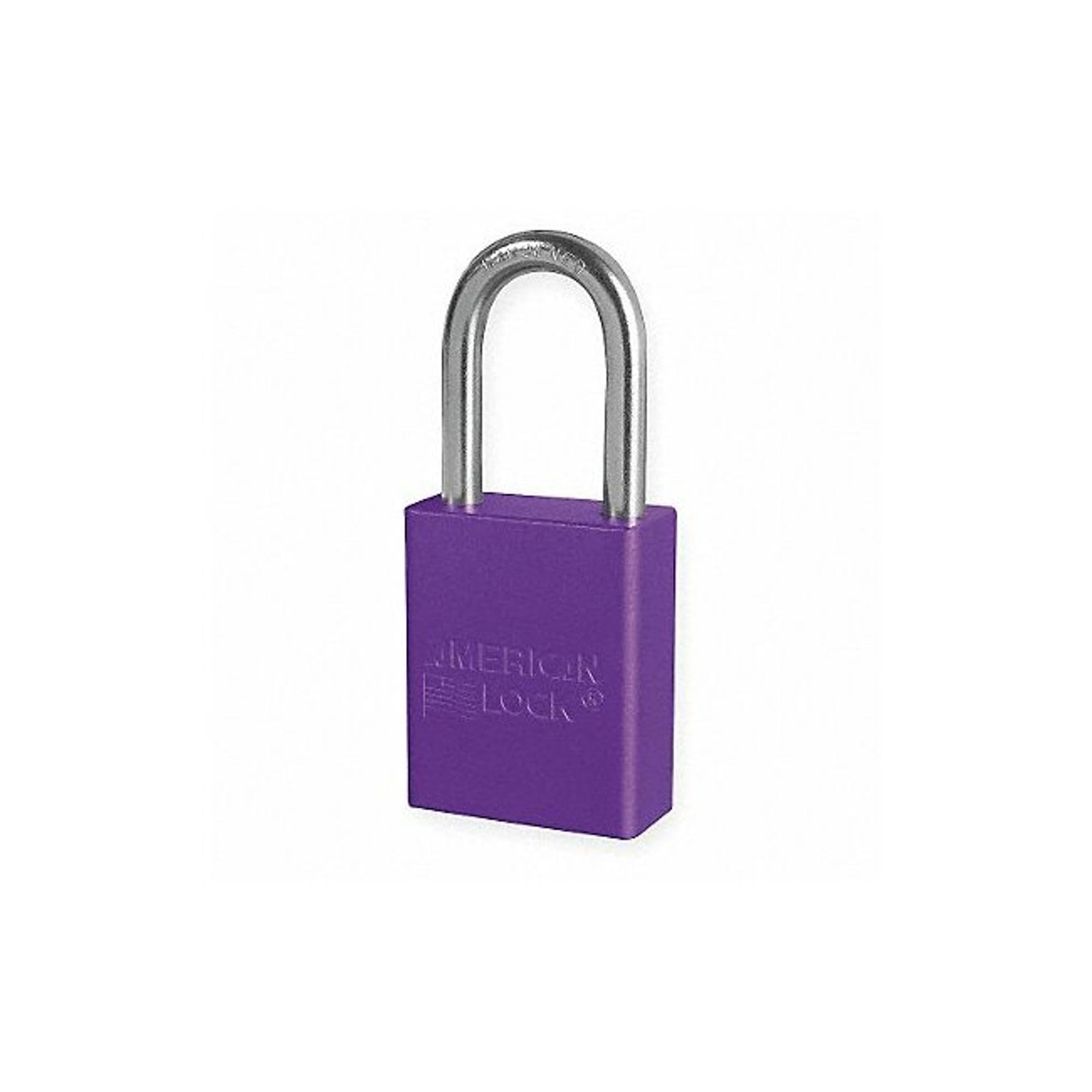 Lockout Padlock, KA, Purple, 1/4 in. Dia.
