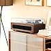 Record Player All-in-One Vintage Turntable for Vinyl Records Built-in 4 Stereo Speakers High Fidelity Audio AT-3600L Phono Belt Drive Vinyl Player BT Wireless Pariing Aux-in RCA Auto Stop Walunt Brown