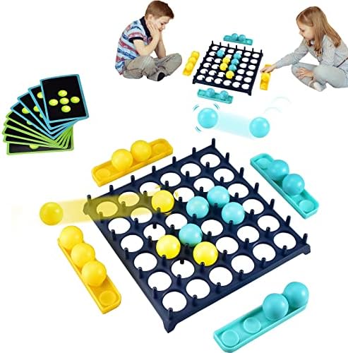 Bounce Ball Game,Board Games for 3-10 Year Olds,Family Games for Kids and Adults,Bounce Ball Game Fun Gifts for 3+ Year Old Boys Girls