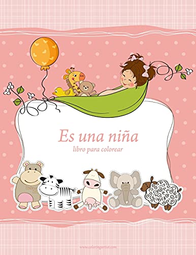 Es una niña libro para colorear 1 (Spanish Edition)
