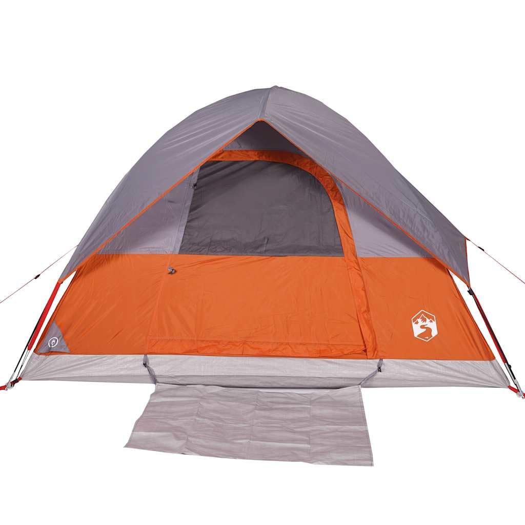 Kuppel-Campingzelt 2 Personen Grün Wasserdicht mit E-Anschluss, Einfacher Aufbau, Rundum Wasserdichtes Polyester Zelt für Outdoor-Abenteuer, Winddicht und Leicht Tragbar