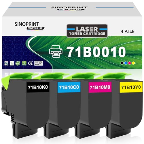 Toner Lexmark 71B10M0 magenta haut rendement pour textes nets CS417