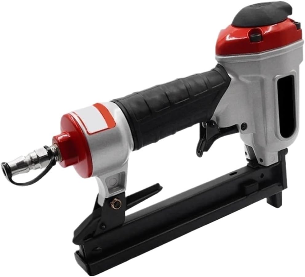 Professional Pneumatic Upholstery Stapler Pneumatic Furniture Stapler 422 20GA 0.20 Inch Crown for Wall Trim Wood Floor Roof Carpentry Tools