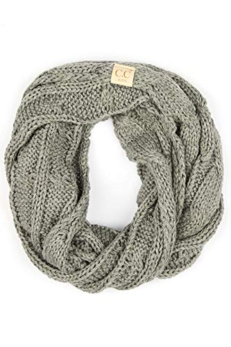 JINS CLOSET 3-9 years Kids Children Boy Girl Cable Knit Soft and Warm Neck Warmer Infinity Scarf