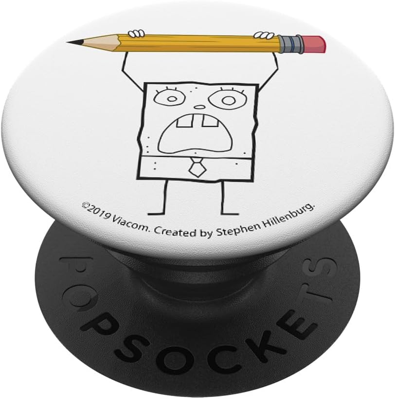 SpongeBob SquarePants DoodleBob Portrait PopSockets MagSafe PopGrip for iPhone