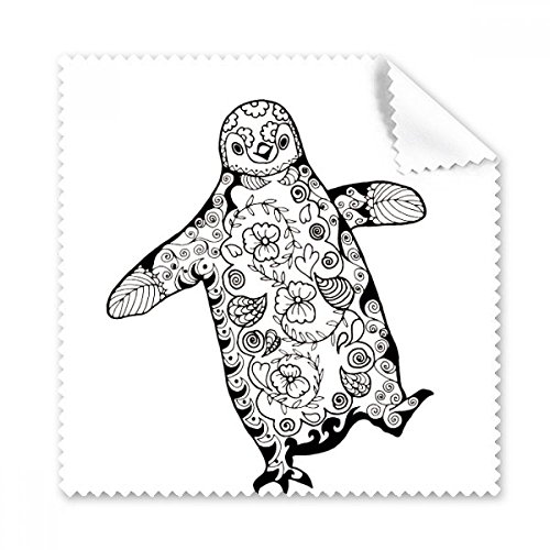 Écran rayé ? Chiffon de nettoyage pingouin en tissu doux pour lunettes et téléphone
