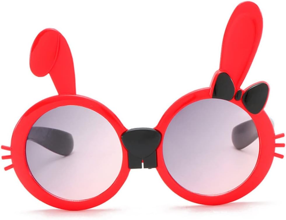 3pcs Sunglasses for Boy Girl Fashionable Party Eyewear Accessories Red White Lightweight Design for Outdoor Activities Daily Wear