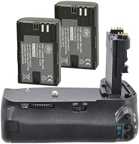 Battery Grip Kit for Canon EOS 60D Digital SLR Camera Includes Qty 2 Replacement LP-E6 Batteries + Vertical Battery Grip + More!!