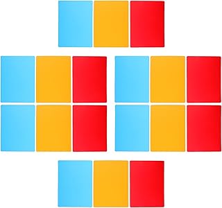 18 Piezas Tapetes para Manualidades Infantiles Alfombrillas de Plástico Reutilizables para Modelado con Arcilla Colores Surtidos Azul Amarillo y Rojo Escritura y Arte Grupo