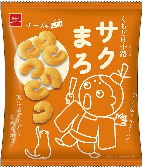 (Official) Kuchidoki Road, Crisp Tuna Cheese Flavor, 1.8 oz (52 g), Kuchidoku, Smooth, Snack, Corn Snack