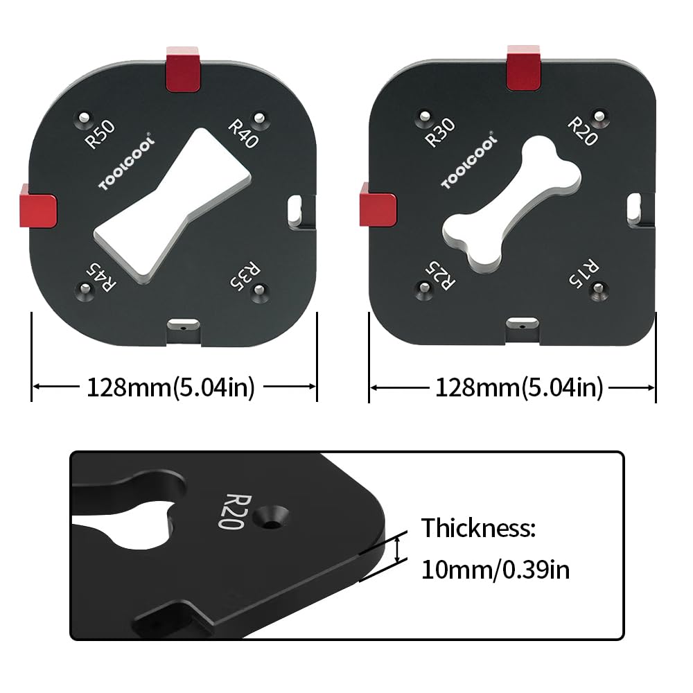 Router Radius Templates - Toolcool -2 Router Radius Templates - Toolcool -2