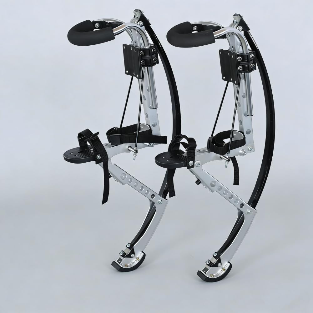 Latourreg Adult Spring Jumping Stilts, Durable Fitness Bouncing Shoes for Men & Women