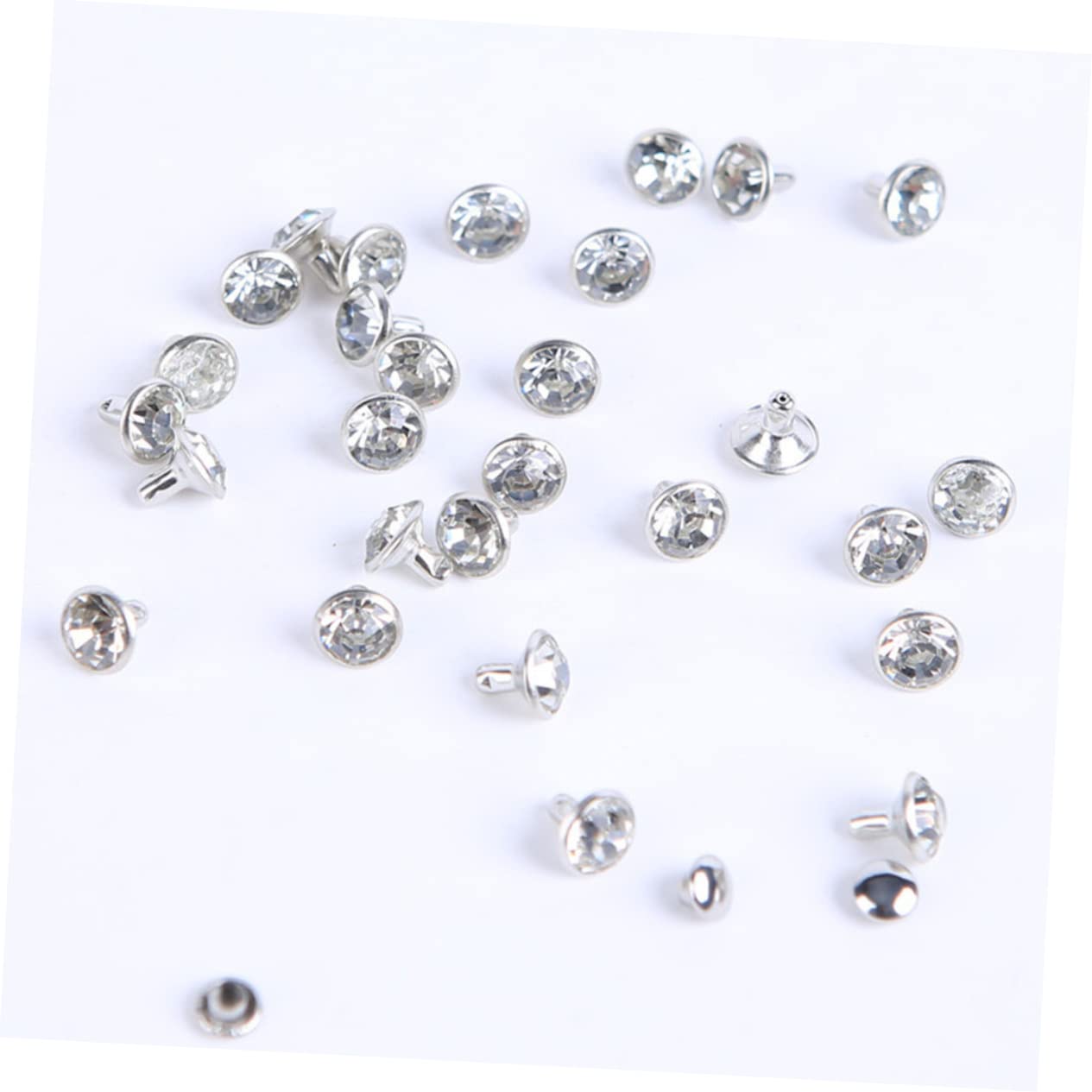 SHINEOFI 1000 Juegos remaches de diamante accesorios para bolsos remache de diamante de cristal Remaches para ropa herramientas para manualidades decoración remaches para tela Metal Decorar