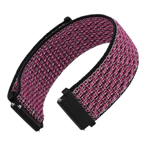 Image of WOCCI Adjustable Nylon Sport Watch Bands with Hook and Loop Fastener, Quick Release Watch Straps for Men and Women, Band Width 18mm 20mm 22mm