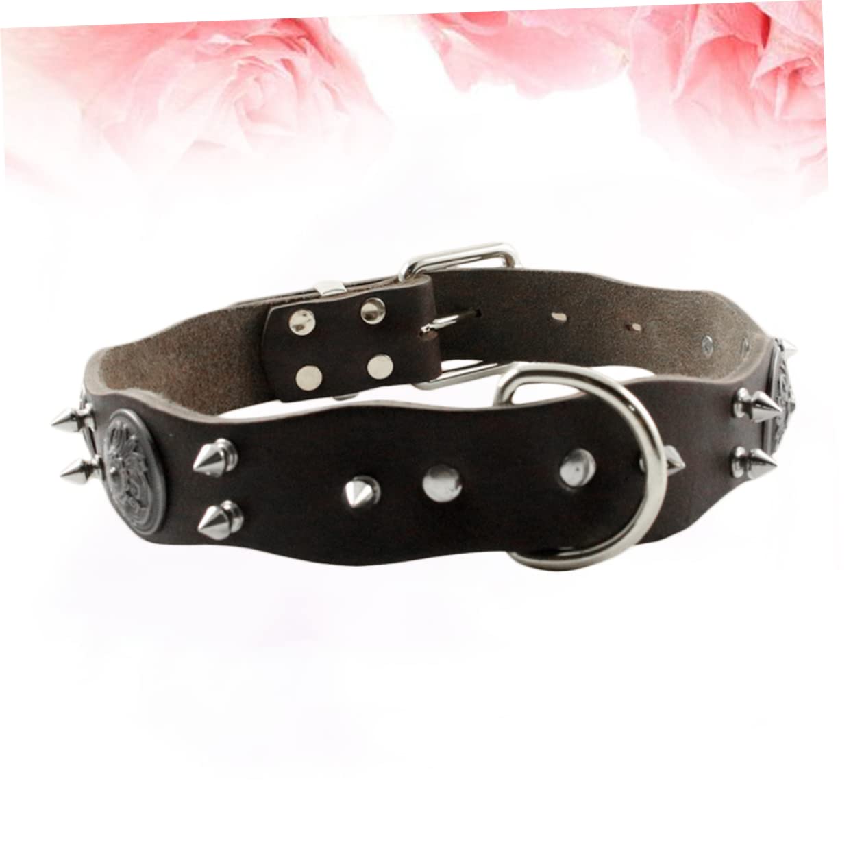 iplusmile Collier pour Chien PU Collier De Moyenne Et pour Chien Accessoires pour Animaux