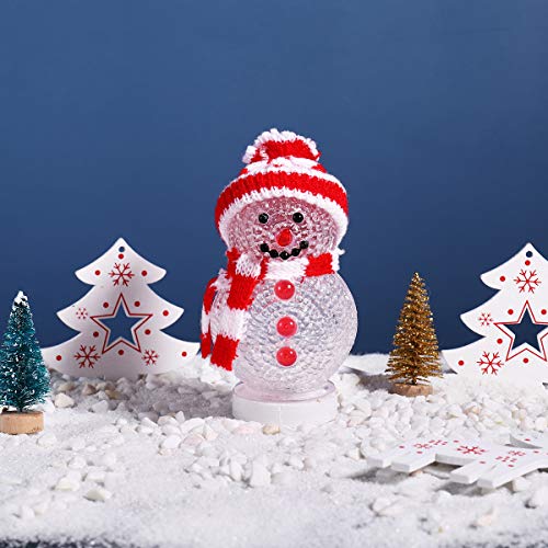 Mobestech 2Pcs Christmas Lights Usb Snowman Lights Usb Charging Night Light Christmas Decoration For Living Room Nursery Room #TOP2