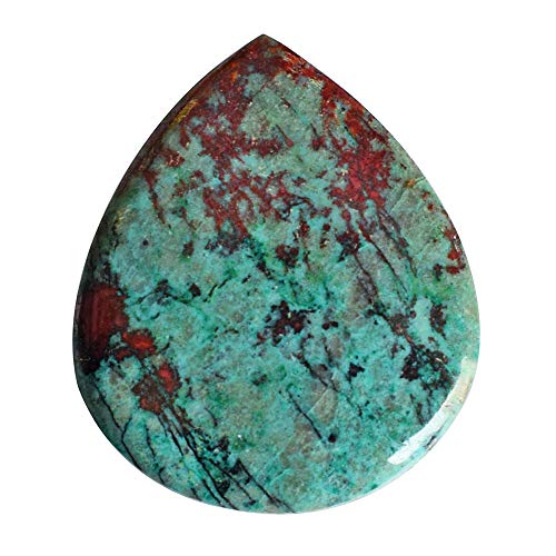 Jaspe Sonora cabochon poire naturel de 29x24mm pour haute bijouterie