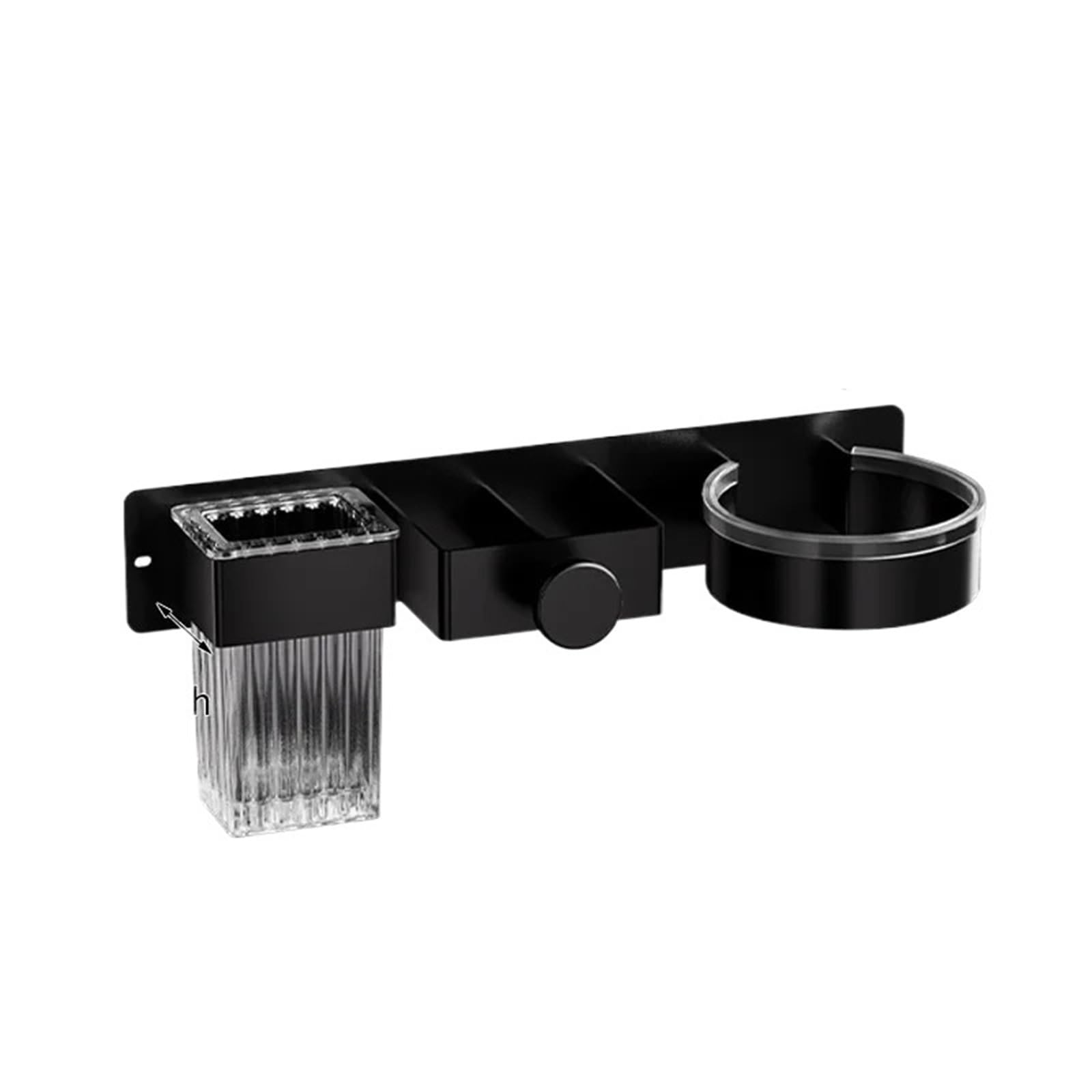 Lopjggyf One Color Hair Dryer Rack, Bathroom Straightener Storage Curling Iron For Hair Dyer