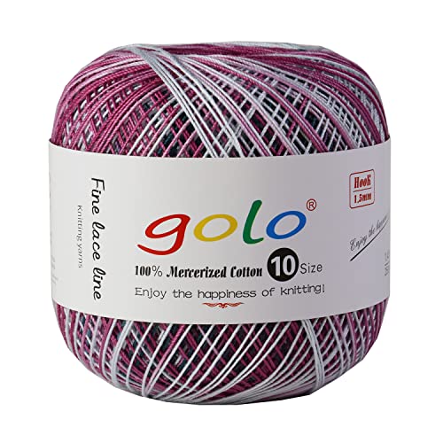 golo Crochet Thread Size 10 Yarn for Hand Knitting Crochet Yarn