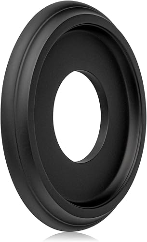 Miniatura 6 de Paquete de 2 medallones de techo de poliuretano moldeados para lámparas y ventiladores de techo, 10 pulgadas de diámetro exterior x 4 pulgadas de