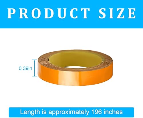 Vista 14 de Tiras reflectantes de 0.4 x 197 pulgadas para borde de carrocería, divertidas calcomanías de tira de decoración de seguridad, cinta reflectante