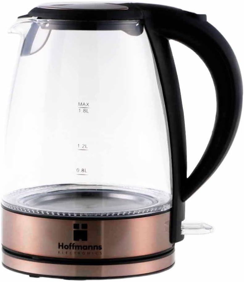 Hoffmanns LED Glass Kettle 1.8 lt.
