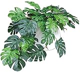 ケーアイジャパン インテリアグリーン 光触媒 造花 観葉植物 モンステラ 34×28×H19cm MR