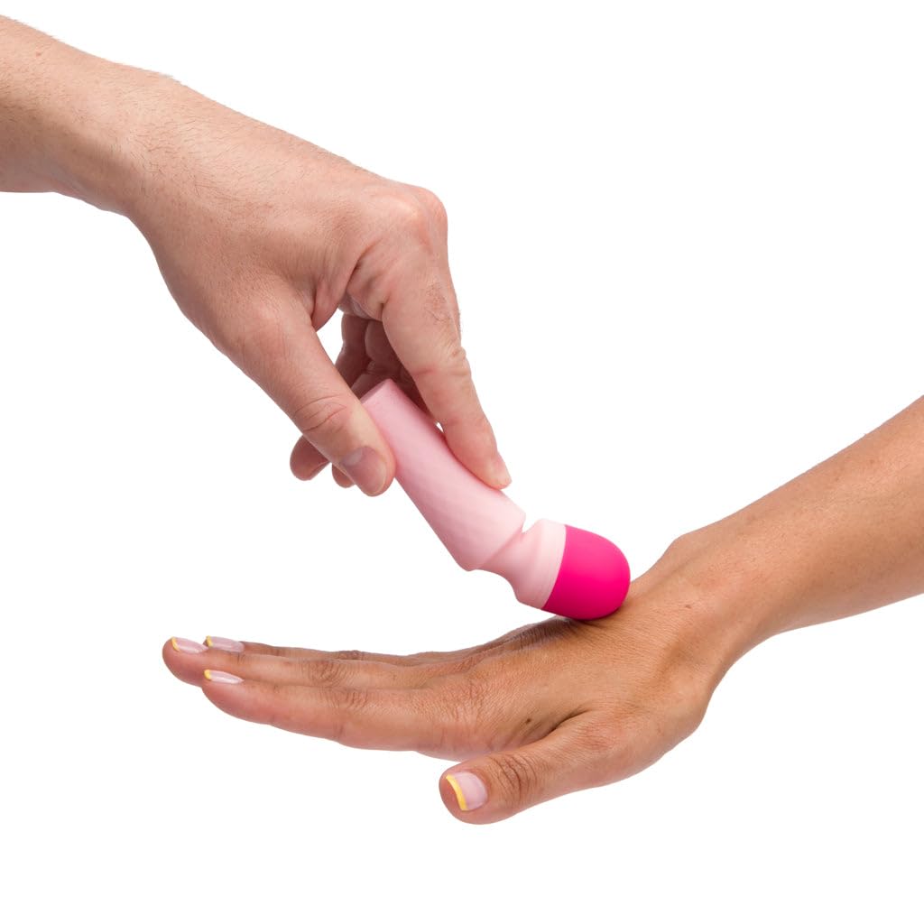 Platanomelón - Mini Vibrador Clitorial Superflexible, 10 Modos de Vibración, Sumergible y Recargable - Mini Diva Rosa