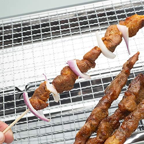Bamboo Wooden Skewers Pack of 600 - Durable BBQ Sticks in 30cm/25cm/20cm Length 3 mm Diameter for Cocktails,Appetizer,Barbecue, Kebab, Cake Topper, Chocolate Fountain and Fruits (600pcs Large Amount)