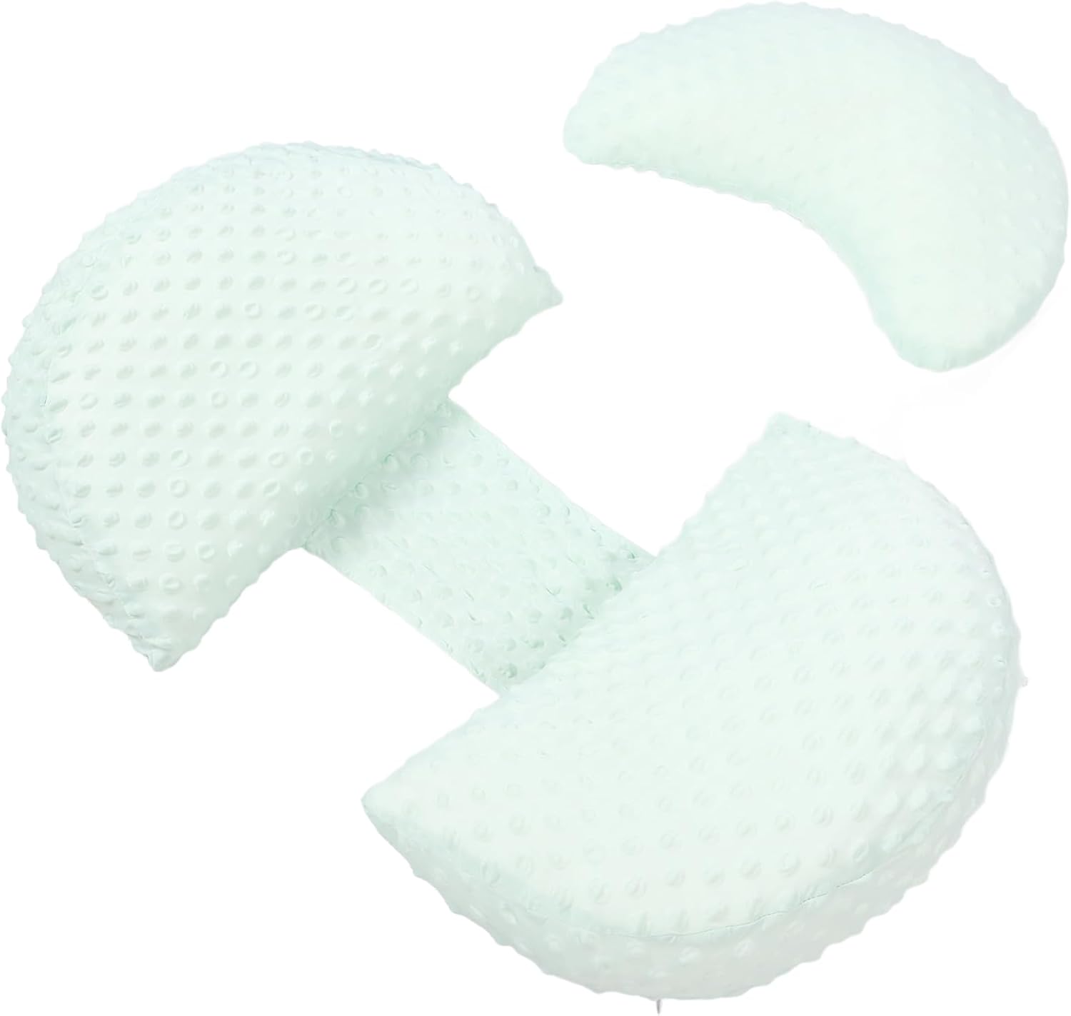 MAGICLULU 1set Cooling Maternity Pillow for Pregnant Women Supportive Waist Cushion for Side Sleeping Comfortable Belly Pillow for Pregnancy Versatile Design